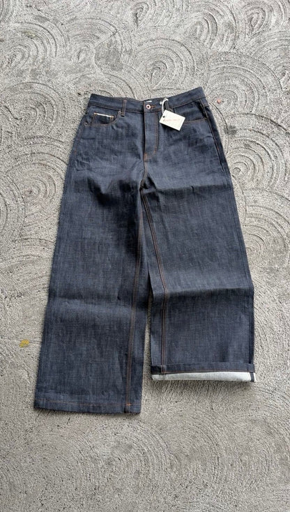 "Striped" 15.5 oz Premium baggy selvedge denim